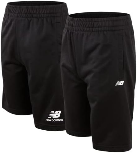 New Balance Boys' Athletic Shorts - 2 Pack Active Performance French Terry Gym Shorts (4-16) New Balance