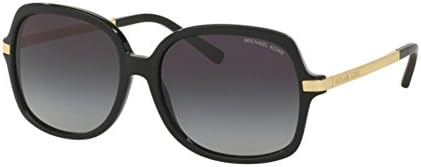 Michael Kors MK2024F Sunglasses 316011-57 - Black Frame, Light Grey Gradient MK2024F-316011-57 Michael Kors