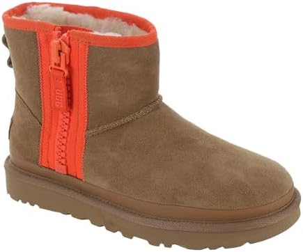 UGG Women's Classic Mini Zipper Tape Logo Boot UGG