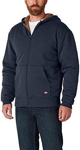 Dickies Men's Sherpa Lined Fleece Zip Hoodie Dickies