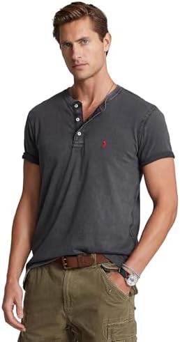 POLO RALPH LAUREN Men's Slub Jersey Henley Shirt Polo Ralph Lauren