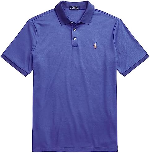 POLO RALPH LAUREN Mens Medium Fit Interlock Pony Shirt- RoyalNavySigPny - M Polo Ralph Lauren