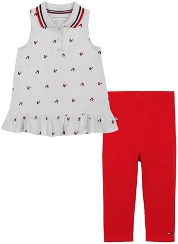 Tommy Hilfiger 2 Piece Tunic Capri Set Girls' Tommy Hilfiger