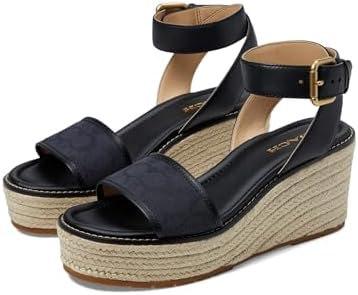 Coach Women's Katherine Signature C Canvas Espadrille Loafer COACH