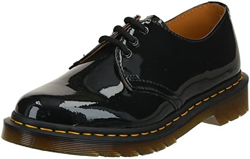 Dr. Martens Women's 1461 W Oxford,Black Patent,6 UK/8 M US Dr. Martens