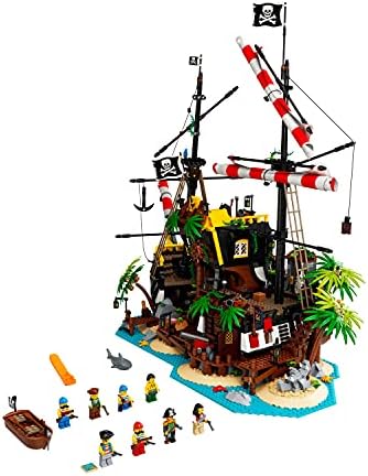 LEGO Ideas Pirates of Barracuda Bay 21322 Building Kit, Cool Pirate Shipwreck Model with Pirate Action Figures for Play and Display, Makes a Great Birthday (2,545 Pieces) Lego