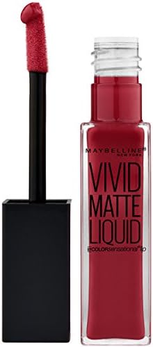 Плотная матовая помада яркого цвета Red Punch, 7,7 мл, бархатная текстура MAYBELLINE