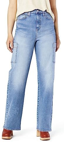 Levi Strauss Signature Gold Women's Heritage High Rise Loose Utility Jean (Standard and Plus) Levi Strauss Signature Gold