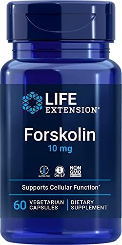 Forskolin 10 mg, 60 Vegetarian Capsules-Pack-2 Life Extension