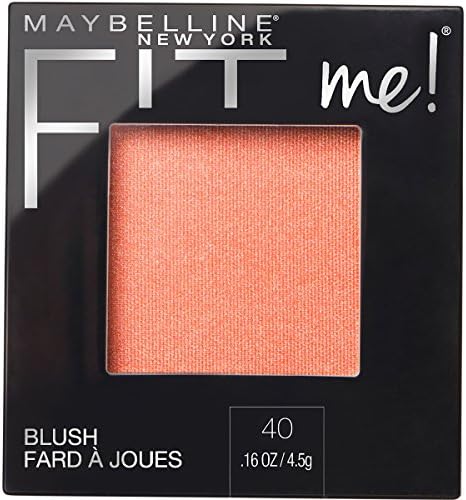 Maybelline New York Fit Me Blush, Peach, 0.16 Ounce MAYBELLINE