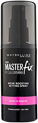 Maybelline New York Facestudio Master Fix Wear-Boosting Setting Spray, Translucent, 3.4 fl. oz. MAYBELLINE