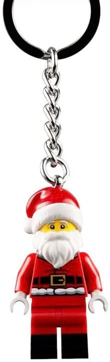 LEGO Santa Claus Keyring - 854201, red Lego