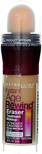 Maybelline Instant Age Rewind Eraser Foundation - Creamy Natural - 2 Pack MAYBELLINE