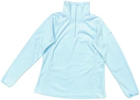 Columbia Women Arctic Air Half Zip Polar Fleece Pullover Jacket (US, Alpha, X-Large, Regular, Regular, Baby blue) Columbia