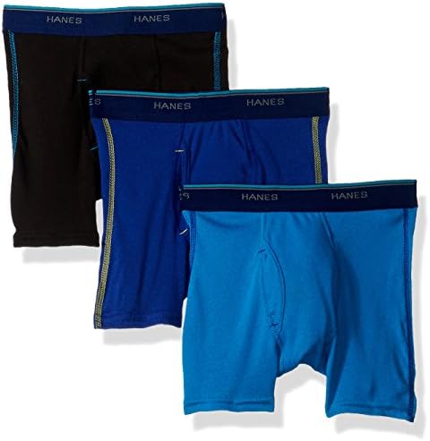 Hanes Boys' Red Label Comfort Flex Sport Inspired Boxer Briefs 3-Pack Hanes