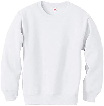 Hanes ComfortBlend EcoSmart Crewneck Sweatshirt (P360) White, S Hanes