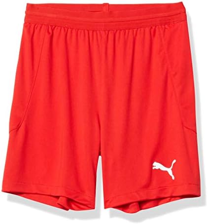 PUMA Unisex Youth TeamFinal 21 Knit Shorts, Red, S PUMA