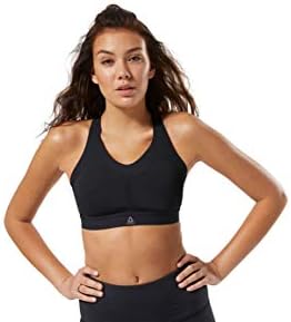 Reebok Women's Puremove Workout Sports Bra, Black, Small-Medium Reebok