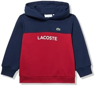 Lacoste Kids' Long Sleeve Color Blocked Hooded Childrens Sweatshirt Lacoste