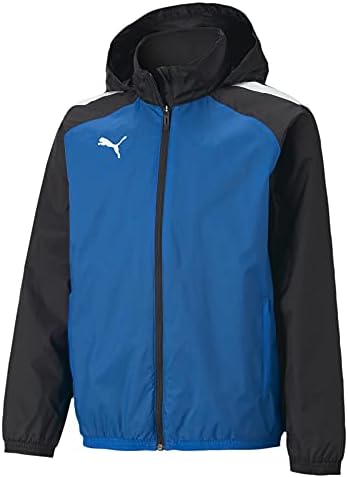 Детская куртка PUMA TeamLIGA All Weather в электрическом голубом цвете, большой размер PUMA