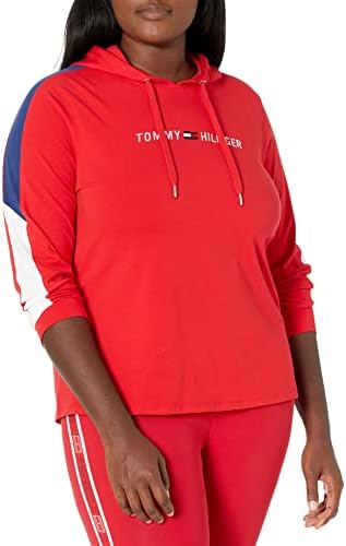 Tommy Hilfiger Women's Premium Performance Hooded Long Sleeve Tee Tommy Hilfiger