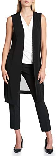 DKNY SPORTSWEAR womens Sheer Vest DKNY