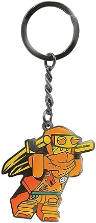 LEGO Ninjago Arin (53336) Enamel Keychain for Car Keys, Backpack, Purse, Beach Bag, made of zinc alloy & enamel, includes metal keyring. Keychain total length is 4.5 inches. Iq