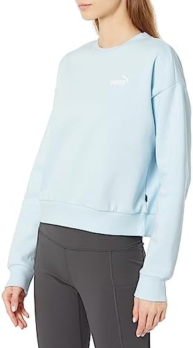 PUMA Women's Essentials Logo Fleece Crew PUMA