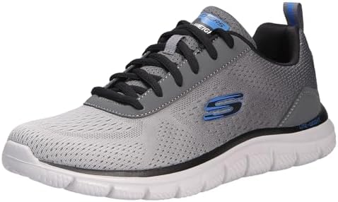 Мужские кроссовки Skechers Track - Ripkent с амортизирующей стелькой и сетчатым верхом Skechers