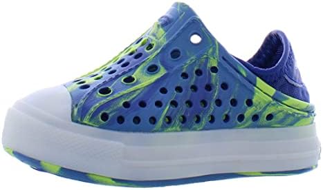 Skechers S Lights Solar Beamz Infant/Toddler Shoes Size 6, Color: Blue/Green SKECHERS