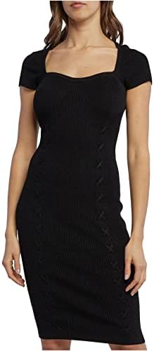 GUESS Women's Cap Sleeve Sweetheart Dress GUESS