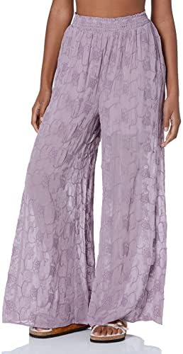 GUESS Women's Dexie Embroidered Palazzo Pants GUESS