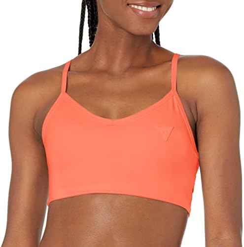 GUESS Women's Eco Sleeveless Angelica Medium Support Sports Bra GUESS