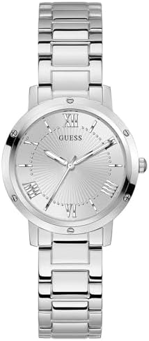 Женские наручные часы из нержавеющей стали с двумя цветами, 34 мм GUESS