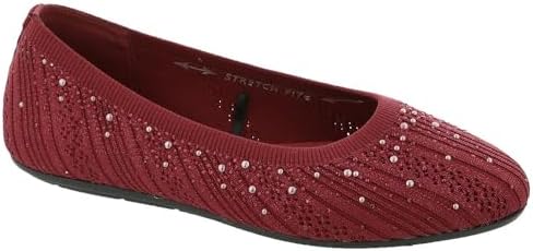 Женские балетки Skechers Cleo 2.0 - Glitzy Daze из эко-материалов с стелькой из Air-Cooled Memory Foam Skechers