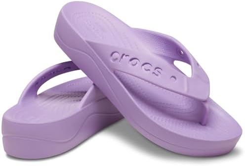 Crocs Via Platform Flip, Sandals for Women Flop Crocs