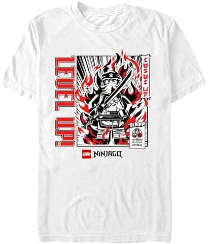 Fifth Sun Lego Ninjago Level Up Ninja Young Men's Short Sleeve Tee Shirt FIFTH SUN