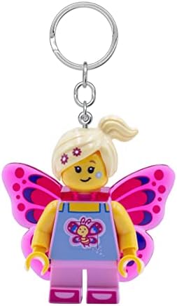 LEGO Iconic Keychain Light - Butterfly Girl - 2 Inch Tall Figure (KE171H) IQ