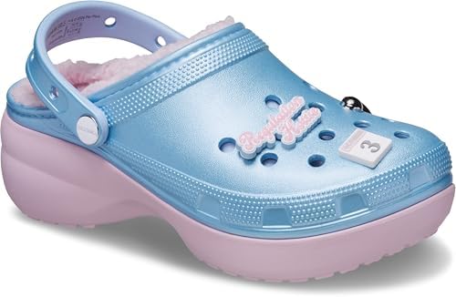 Crocs Women's Mean Girls Classic Platform Clogs, Platform Shoes for Women, Multi Crocs