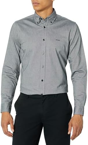 BOSS Men's Rickert Long Sleeve Oxford Shirt Boss