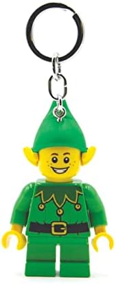 LEGO Classic Keychain Light - Elf - 3 Inch Tall Figure (KE181H), for holiday, stocking stuffer, Christmas gift giving IQ