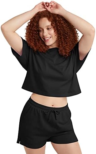 Champion Originals Short-Sleeve Cropped T-Shirt, Cotton Tees for Women, Plus Champion