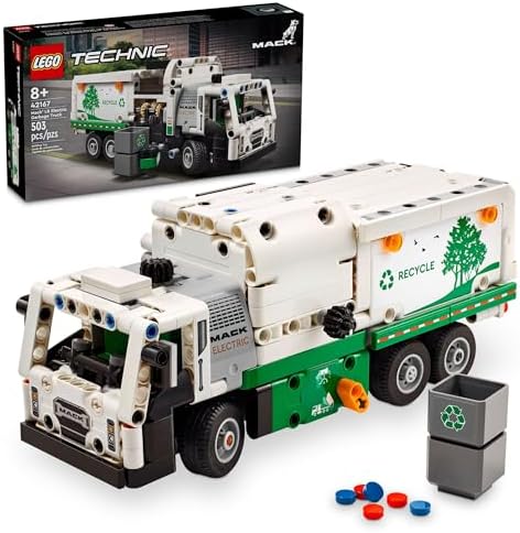 Конструктор LEGO Technic для детей от 8 лет, грузовик для мусора Mack LR, 503 детали Lego