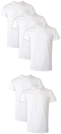 Hanes Men's Moisture-Wicking Crewneck Performance Undershirt, 5-Pack Hanes