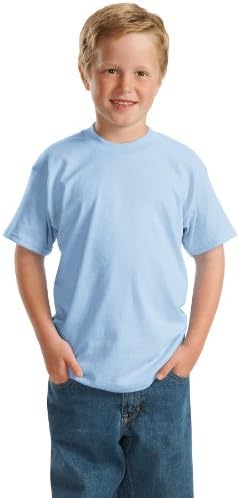 Hanes boys ComfortBlend EcoSmart Crewneck(5370)-LIGHT BLUE-S Hanes