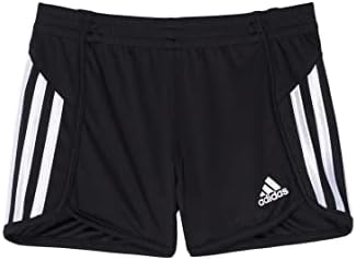 adidas Girls' Elastic Waistband 3 Stripe Mesh Short Adidas