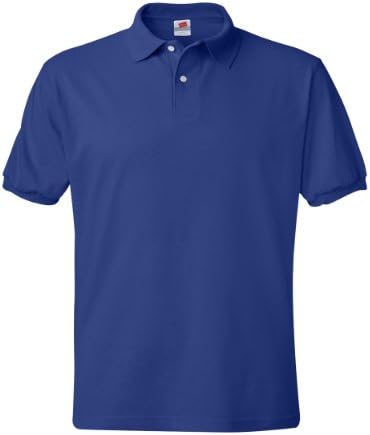 Hanes Men's Cotton-Blend EcoSmart® Jersey Polo Hanes