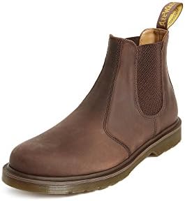 Унисекс ботинки Dr. Martens 2976 Chelsea из состаренной кожи темно-коричневого цвета Dr. Martens