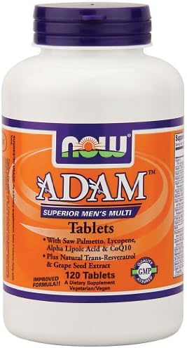 Мультивитамин для мужчин ADAM Superior 120 табл, 2 упаковки NOW Foods