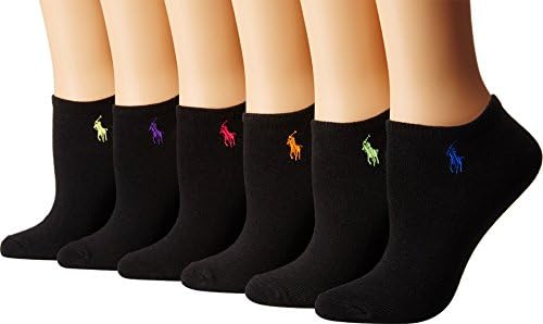 Polo Ralph Lauren Blue Label Ultra Low Flat Knit Anklet Sock - 6 Pack (727704) Polo Ralph Lauren